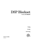 DSP Blockset User`s Guide
