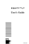 Epson Equity LT User`s guide