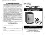 Vector MINI FRIDGE COOLER AND WARMER Owner`s manual