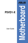 Asus P5VD1-X User guide