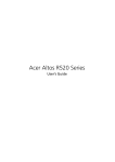 Acer Network Device Altos R520 User`s guide
