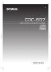 Yamaha CDC-697 Owner`s manual