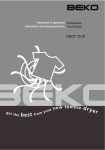 Beko DRCT70 User manual