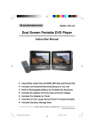 Macrovision Corporation Dual Screen Portable DVD Player Instruction manual