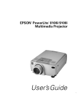 Epson PowerLite 8100NL User`s guide