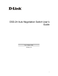 D-Link DSS-24+ User`s guide