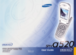 Samsung SPH-a520 User guide