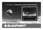 Blaupunkt CHICAGO IVDM-7002 Owner`s manual