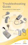 Cochlear Freedom BTE Troubleshooting guide