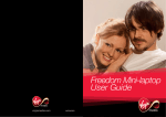 Virgin FREEDOM MINI-LAPTOP VMFNM0609 User guide