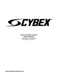 CYBEX LCX-425T Owner`s manual