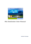 Mio Destinator User manual