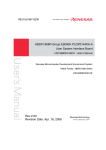 Renesas H8SX/1668R User`s manual