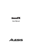 Alesis BassFX User manual