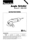 Makita N900 Instruction manual