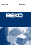 Beko HIS 64123 S User manual