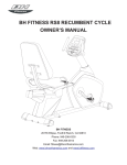 BH FITNESS RS8 - Owner`s manual