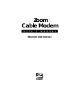 Zoom USB External User`s manual