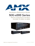 AMX NI-2000 Hardware reference guide