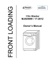 Majestic Appliances MJ9250W Owner`s manual