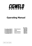 CIGWELD 300Pi Specifications