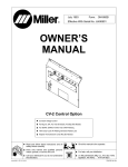 Miller Electric Big 40 Diesel Owner`s manual