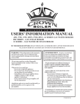 Crown Boiler CWI207 Installation manual