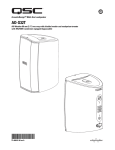 QSC AD-S32T User manual