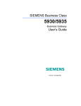 Siemens 5930 User`s guide