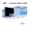 Samsung SyncMaster 206BW Owner`s manual