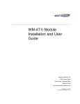 Extreme Networks WM-4T1i User guide