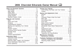 Chevrolet Silverado 2006 Specifications