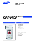 Samsung A940 - SPH Cell Phone Service manual