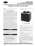 Carrier 38EYA Instruction manual