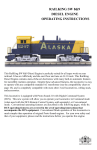 Rail King SW-8 Operating instructions