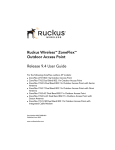 Ruckus Wireless ZoneFlex 7762-S User guide