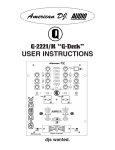 American Audio Q-221 Specifications