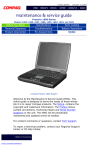 Compaq Presario 1600 - Notebook PC Specifications
