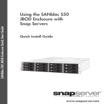 Adaptec SANbloc S50 Install guide