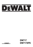 DeWalt DW717 Technical data