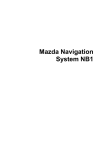 Mazda Navigation system Technical information