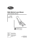 Ariens 911086 LM21, 911087 LM21S Specifications