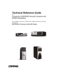 Compaq Evo Workstation w4000 - Convertible Minitower Specifications