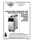 Wells WFPE-30F Specifications