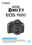 Canon CANON EOS 1100D Instruction manual
