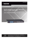 Black Box AVSW-HDMI8X8-X Specifications