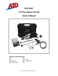 ATD Tools ATD-10531 Owner`s manual