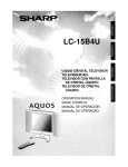 Sharp LC-15B4US Operating instructions
