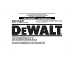 DeWalt DC413 Instruction manual