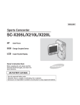 Samsung SC-X220L Operating instructions